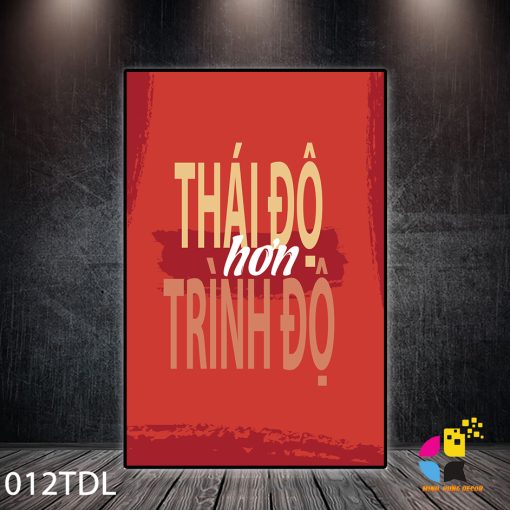 Thái độ hơn trình độ Tranh Động Lực 012TDL