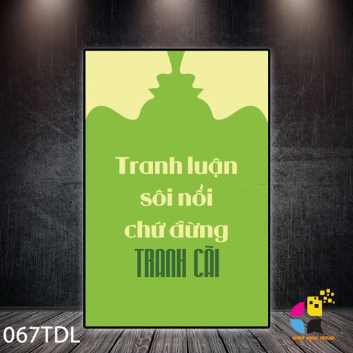 Tranh luận sôi nổi chớ đừng tranh cãi Tranh Động Lực 067TDL 5 Tranh luận sôi nổi chớ đừng tranh cãi